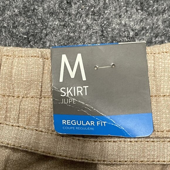 Columbia Womens Organic Cotton Summer Chill Skirt M Regular Fit Beige - Picture 6 of 7